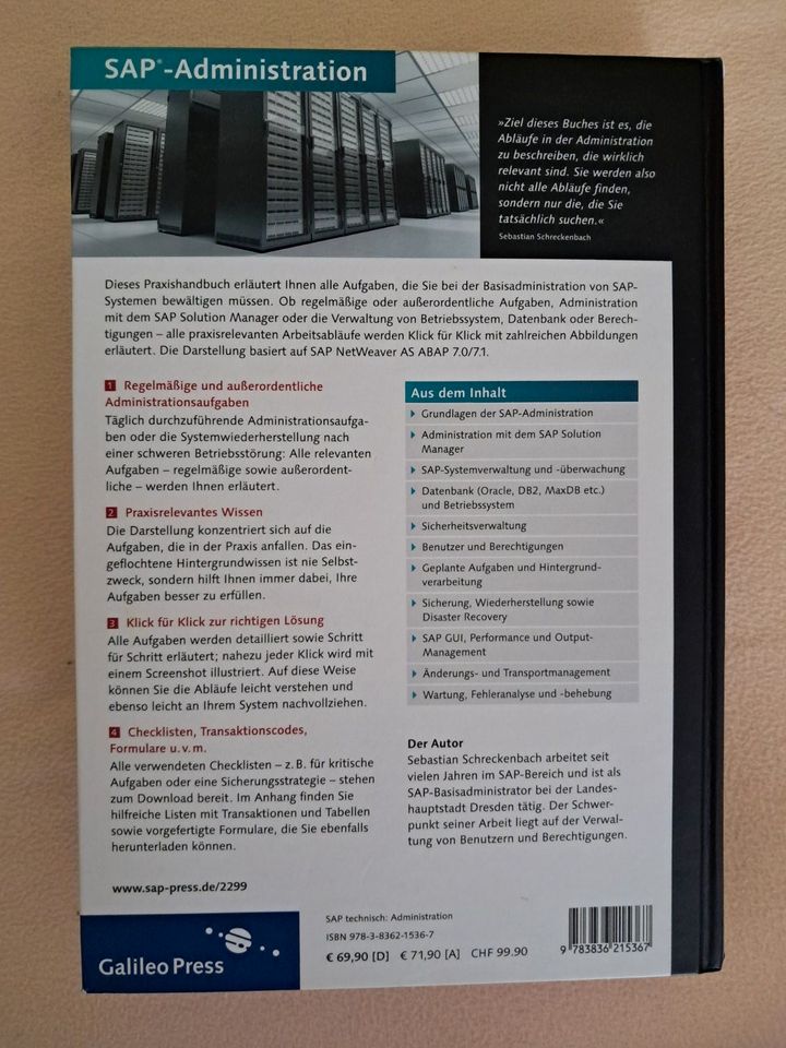SAP Buch "SAP - Administration" in Wadgassen