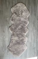 Langläufer Teppich 60x180 grau flauschig Horn-Lehe - Lehesterdeich Vorschau