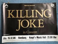 Original Tour Poster KillingJoke Hamburg-Mitte - Hamburg St. Pauli Vorschau
