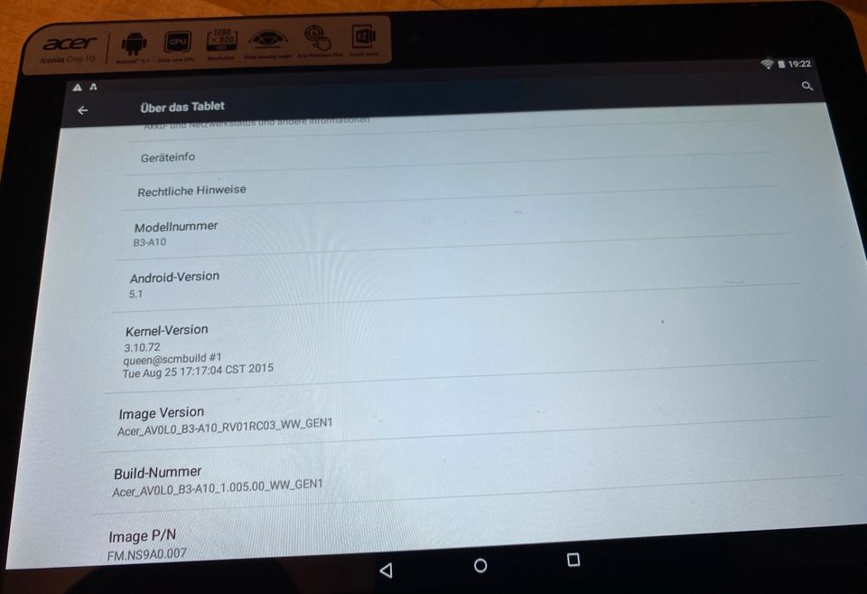 Acer Iconia B3-A10 in Tübingen