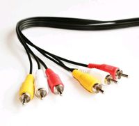 2,5m Audio Video Kabel 3-fach 3x Cinch-Stecker Composite PC TV Ch Essen - Essen-Stadtmitte Vorschau