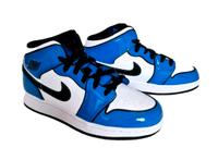 Nike Air Jordan 1 Mid Signal Blue (GS) - EU 37,5 / 5Y Kiel - Kronshagen Vorschau