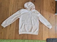 Beiger neuwertiger Hoody Kaputzenpullover Gr. L Aufdruck Rückse Hessen - Flieden Vorschau