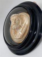 * RAGONEAU 1846 JESUS DORNENKRONE RELIEF MEERSCHAUM RUND GLAS ALT Berlin - Charlottenburg Vorschau