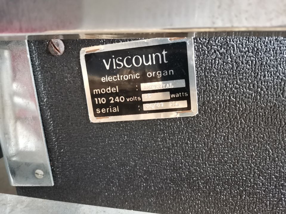 Viscount Orgel * alt * für Bastler * Ersatzteile in Zirndorf