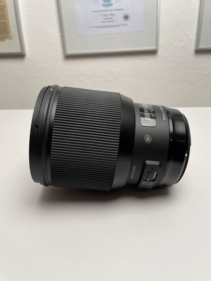 Sigma 85mm F1,4 DG HSM Art EF Canon | Rechnung mit MwSt. in Landshut