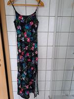 Kleid 38/40 bunt Spagettiträger links geschlitzt Jerseystoff Nordrhein-Westfalen - Hünxe Vorschau