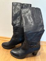 Dunkelblaue Stiefel von Minozzi Milano, Größe 38 München - Maxvorstadt Vorschau