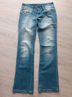 Bootcut Destroyed Jeans Stretch ICHI 27/32 blau Bayern - Zeitlarn Vorschau