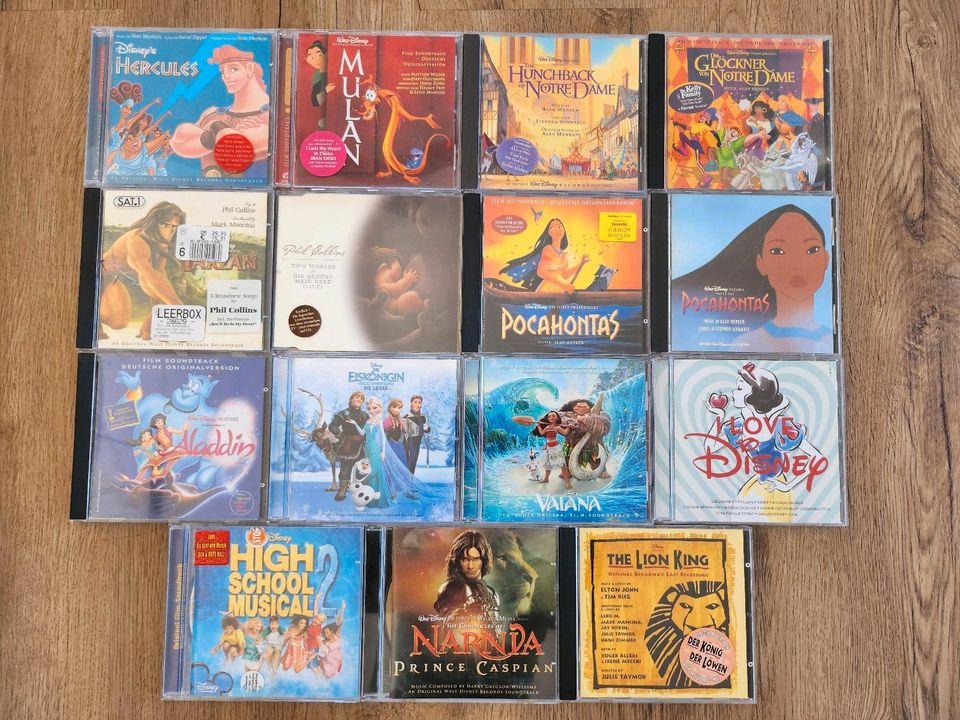 Disney CD Soundtracks Hercules Tarzan Mulan Aladdin etc. in Mering