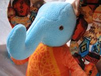 Wohndeko ELEFANT türkis orange Ethno Töpfe Vasen gelb schwarz Friedrichshain-Kreuzberg - Kreuzberg Vorschau