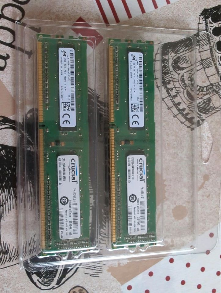 Arbeitspeicher Crucial 8GB DDR3 in Moorweg