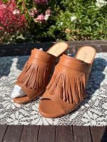 Unisa Damen Slingback Mules braun cognac neu 41 Pantolette Hessen - Baunatal Vorschau