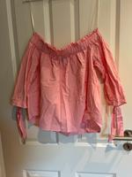 H&M schulterfreies Oberteil gr. S Nordrhein-Westfalen - Straelen Vorschau
