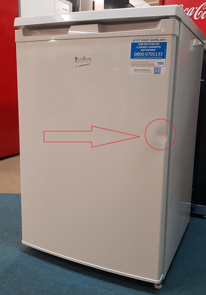 Kühlschrank mit Gefrierfach Beko TSE1284N Tischkühlschrank in Fischbach