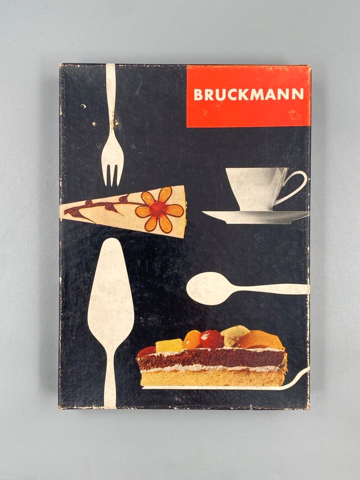 * BRUCKMANN KUCHEN SET TORTENHEBER KUCHENGABEL 6 PERSONEN SILBER in Berlin