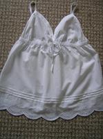 Gant Top Baumwolle weiß Stickerei Gr. 34 XS Baumwolle Sachsen - Striegistal Vorschau