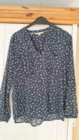 Tom Tailor Bluse Größe M blau mit Blumenmuster Niedersachsen - Sehnde Vorschau