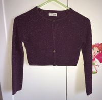 Next Strickbolero Strickjacke bordeaux bunt Glitzer 110 116 122 Nordrhein-Westfalen - Nettetal Vorschau