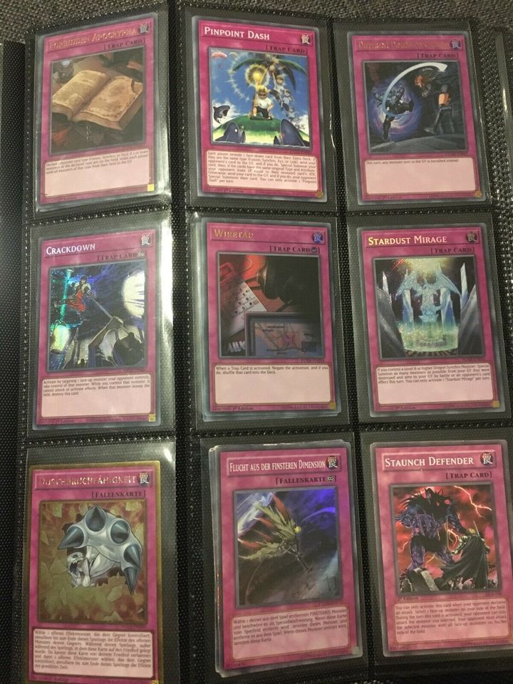 Yu Gi Oh, Sammlung, Fallenkarten, Selten, Holos in Altshausen