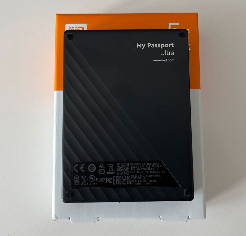 WD My Passport Ultra - 5TB - Mobile USB 3.2 Festplatte +Garantie in Iserlohn
