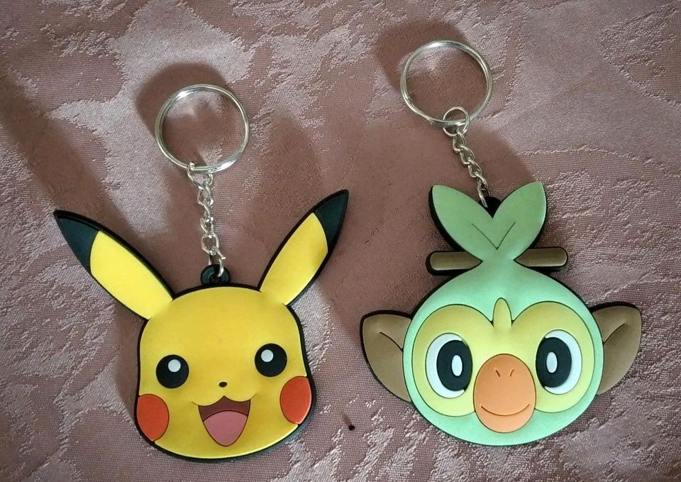 Das sind zwei tolle Pokemon Schlüsselanhänger