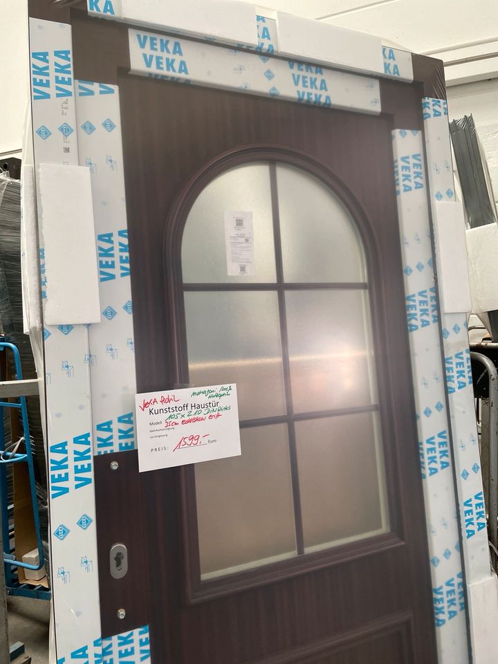 Haustür VEKA Kunststoff 105 x 210 cm sofort verfügbar NEU in Bad Dürkheim