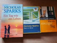 3 Romane von Nicolas Sparks - 3 € pro Buch Niedersachsen - Lilienthal Vorschau