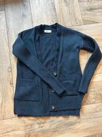 Hollister Jacke Cardigan blau mit Knöpfen Größe M Sachsen - Gaußig Vorschau