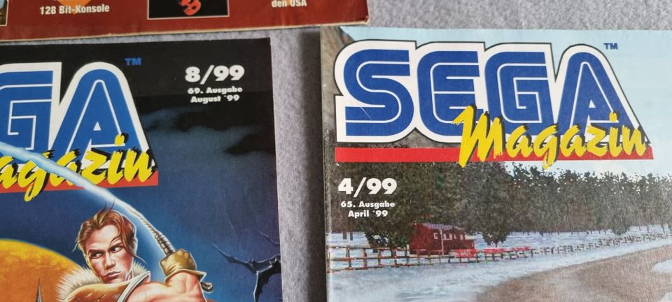 SEGA Magazin Retro 1999er Ausgaben in Köln