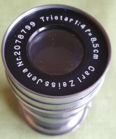 Objektiv für "Contax Carl Zeiss Jena Triotar 1:4 f=8,5cm" Baden-Württemberg - Bühl Vorschau