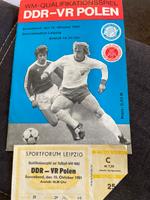 Programmheft, DDR - VR Polen, WM-Qualifikation 1982 Sachsen - Bautzen Vorschau