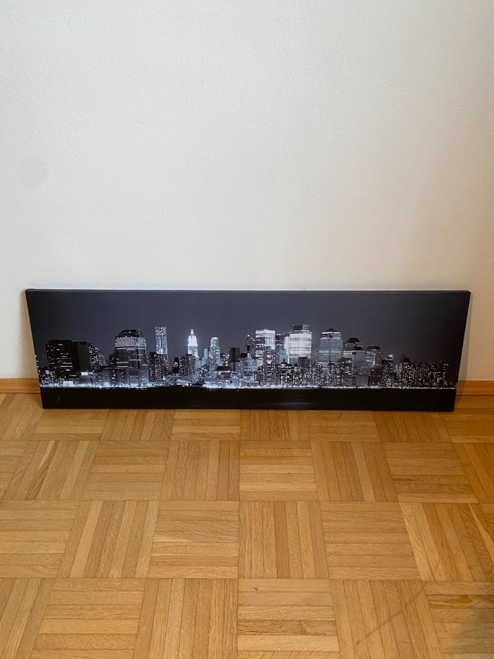 Wandbild Skyline New York Schwarz/ Weiß in Karlsfeld