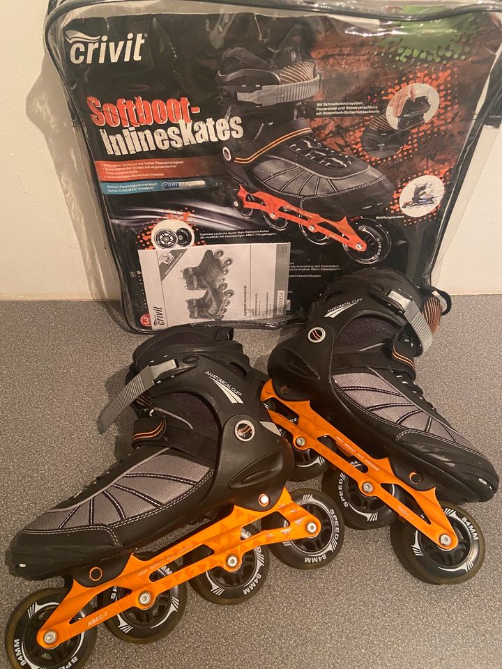 Softboot-Inlineskates Gr. 43 von Crivit in Kronau