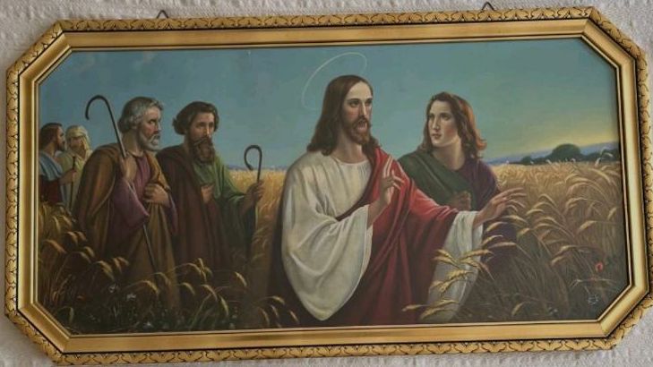 Heiligenbild/Schlafzimmerbild Jesus mit Jüngern im Kornfeld in Ludwigshafen