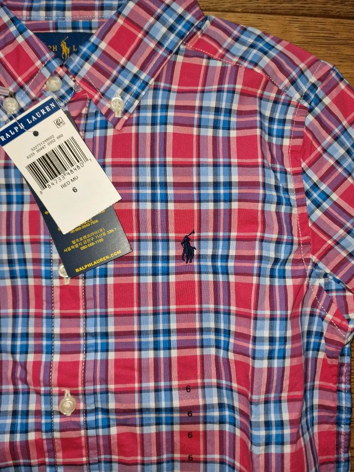 Original Polo Ralph Lauren Hemd neu mit Etikett Gr. 116 in Fürth