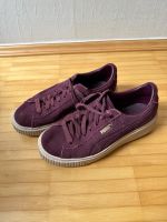 PUMA Suede Leder-Sneaker • Bordeaux/Rot • Größe 38 Niedersachsen - Hildesheim Vorschau