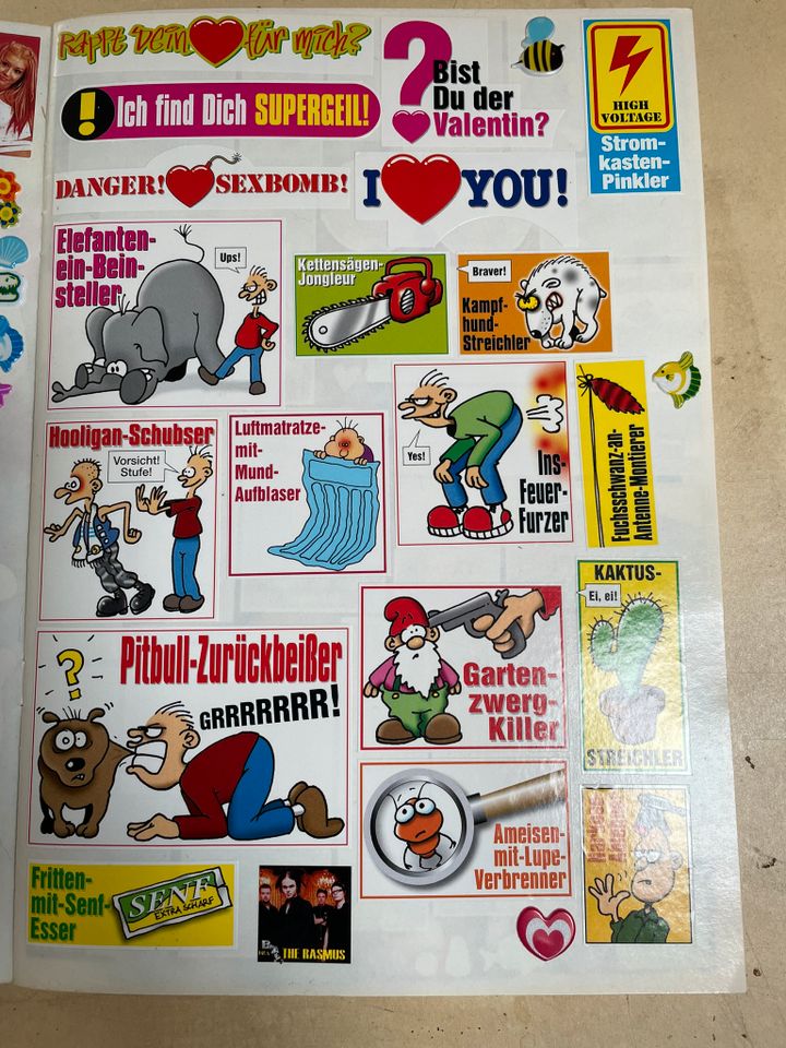 große Sammlungsauflösung Sticker 90 er Jahre usw in Polenzko