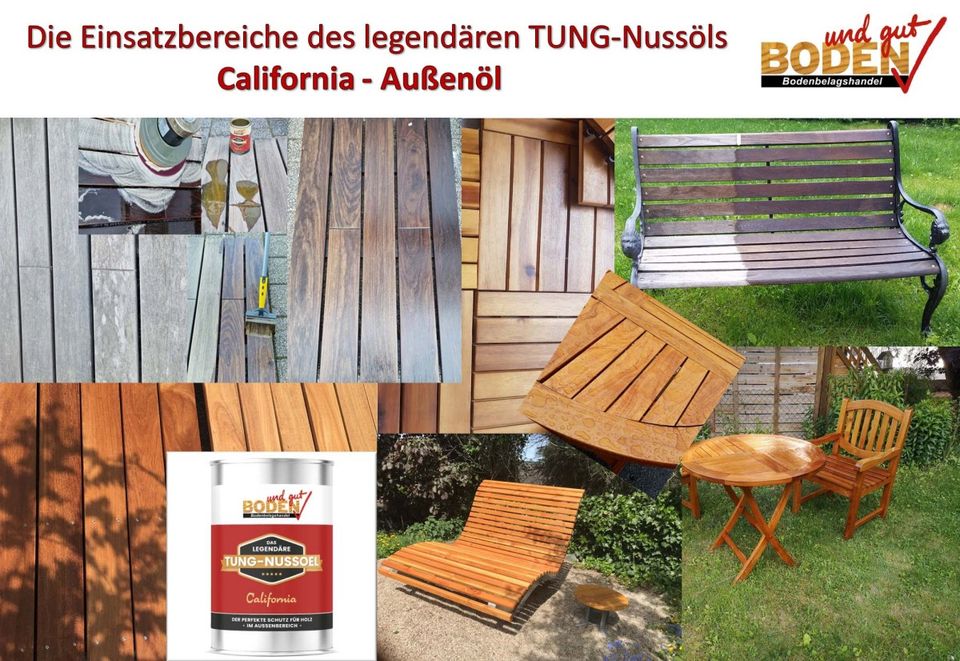 Waterlox Tung Oil aus den USA - Original Tung Nuss Öl Wasserabweisend für Küche Bad - Parkett Pflege Öl Tung Nuss Öl Günstig - Holz Pflege Öl für Parkett Tische Möbel Farbstabil Langlebig in Mainz