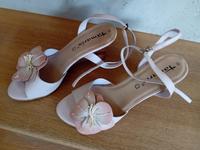 Damenschuhe Sandale Tamaris beige 8cm AbsatzGr. 38 Bayern - Bayreuth Vorschau