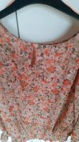 Bluse mit Blümchen orange Nordrhein-Westfalen - Borken Vorschau