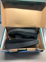 Puma Black Silver  Suede Platform SD JR Hessen - Taunusstein Vorschau