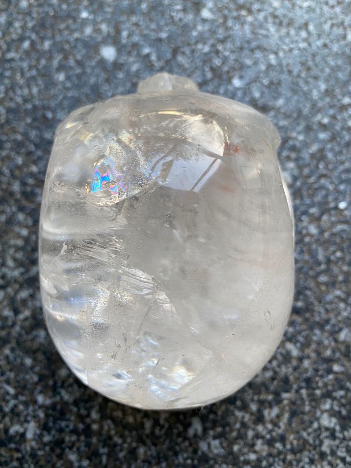 Bergkristallschädel, Corazon de luz energetisiert in Backnang