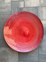 Glasschale rot, Durchmesser ca. 39cm Niedersachsen - Spelle Vorschau