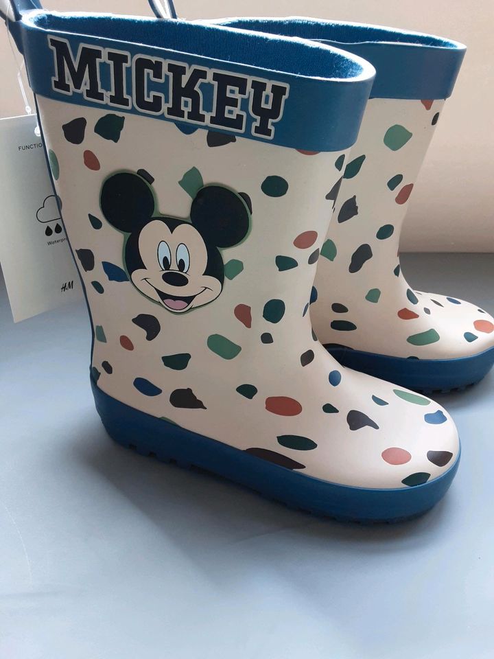 Gummistiefel mickey Maus 27 h&m in Idar-Oberstein