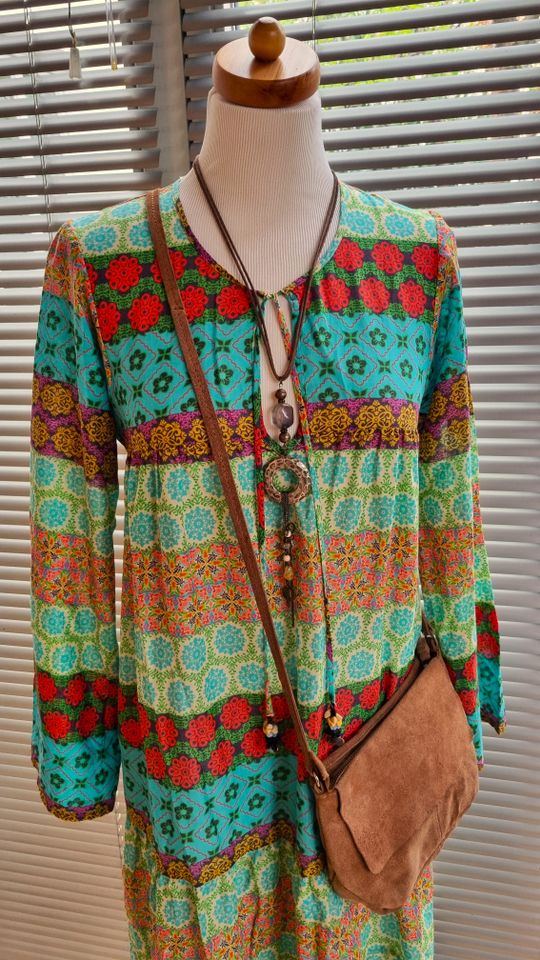 *ZARA* Maxi-Kleid Hippie Boho Ibiza Bunt XS 34/36 NP59,95€ NEU! in Ingolstadt