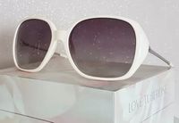 Calvin Klein Sonnenbrille Ck •Cold Insert •Weiß~Creme Bayern - Geldersheim Vorschau