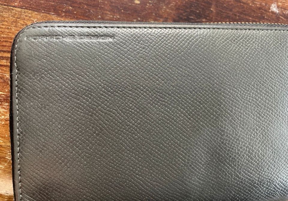 Porsche Design Brieftasche Portemonnaie Geldbeutel grau in Kirchseeon