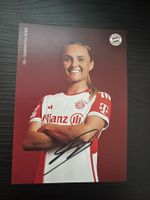 FC Bayern Frauen Fußball Kerr Autogrammkarte Bayern - Landshut Vorschau