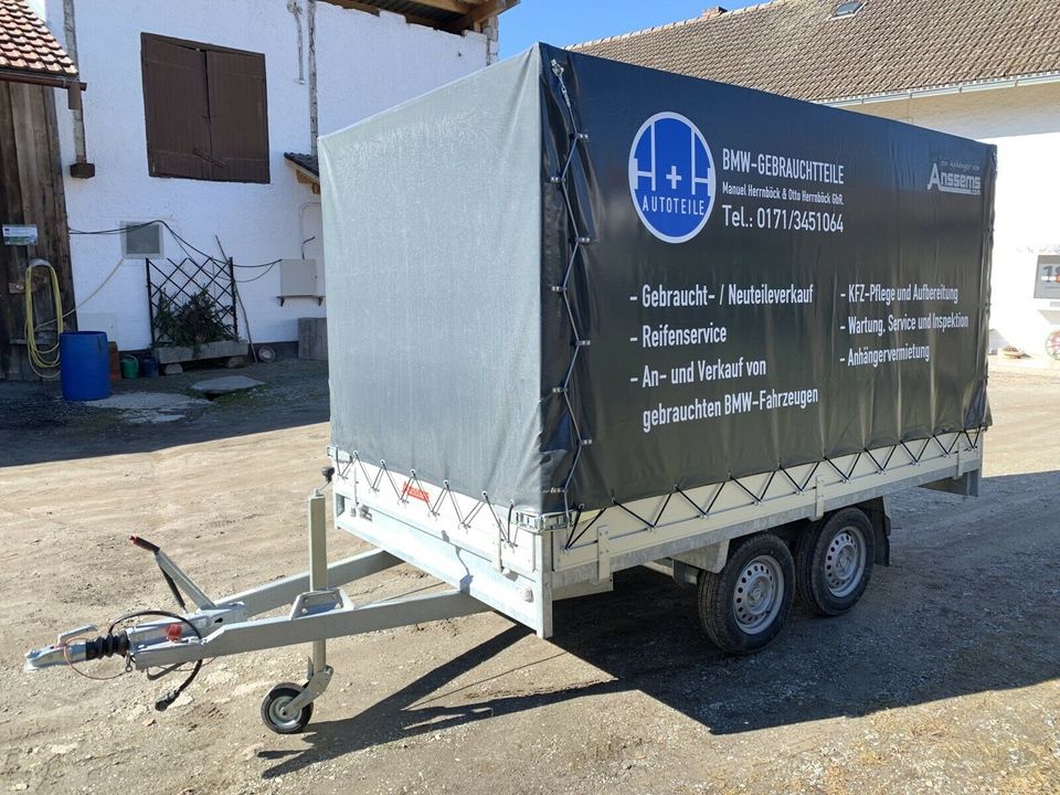 Anhängervermietung Verleih Planenanhänger  2000kg in Deggendorf